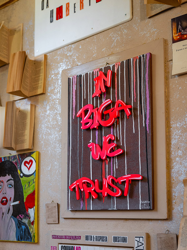 Umberto Costa al lavoro